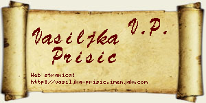 Vasiljka Prišić vizit kartica